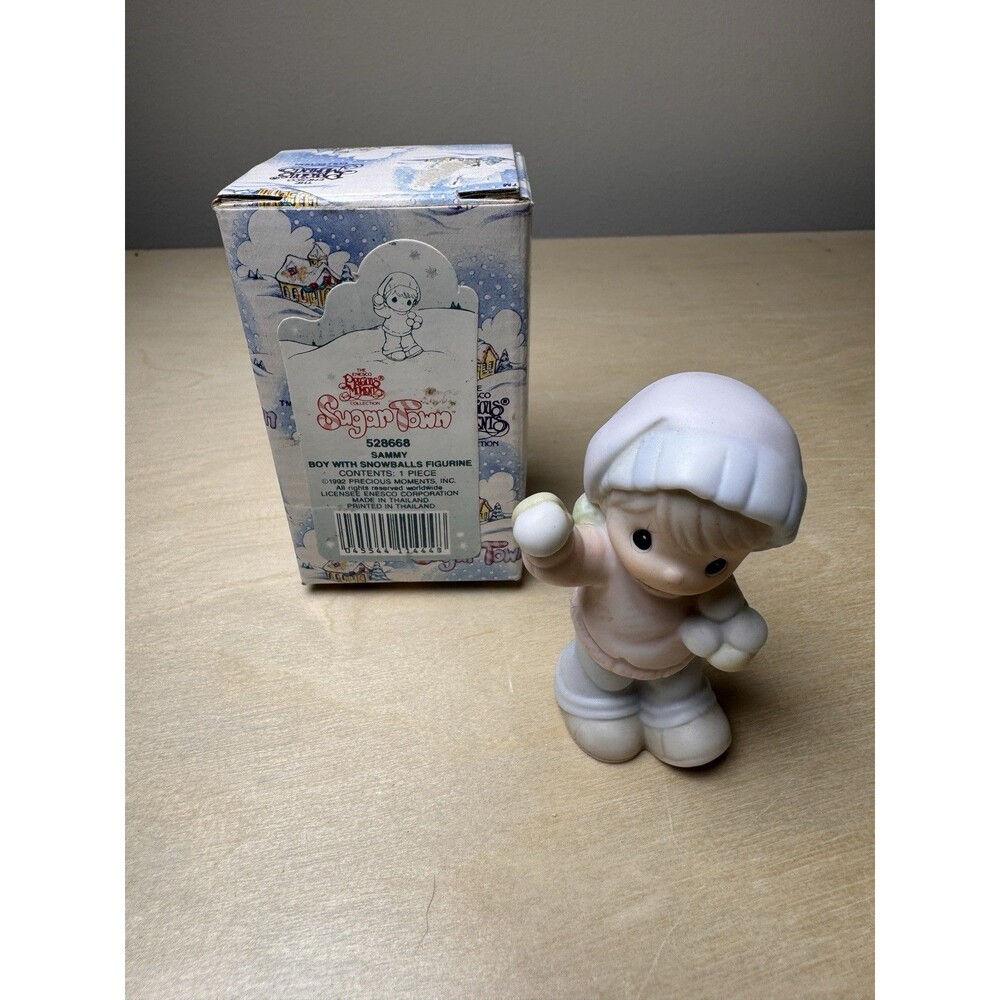 Precious Moments Sugar Town 7 Pc Christmas Village Sam’s House Lot w/ Boxes VTG - Picture 7 of 15
